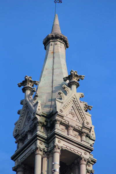 Details of spire of Connecticut State Capitol. Hartford, CT.