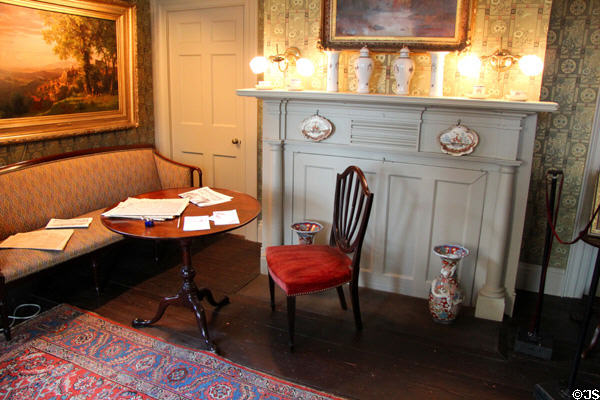 North parlor at Butler-McCook House Museum. Hartford, CT.