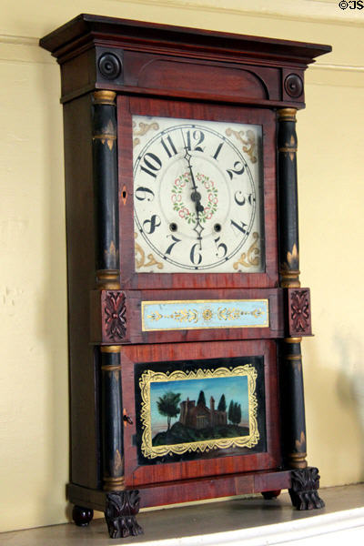 Mantle clock at Butler-McCook House Museum. Hartford, CT.