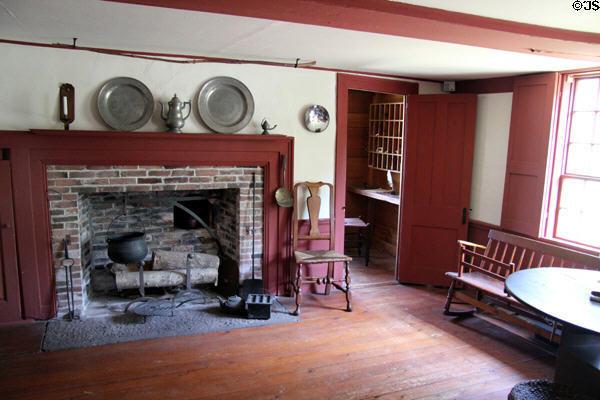 Parlor at Strong House. Windsor, CT.