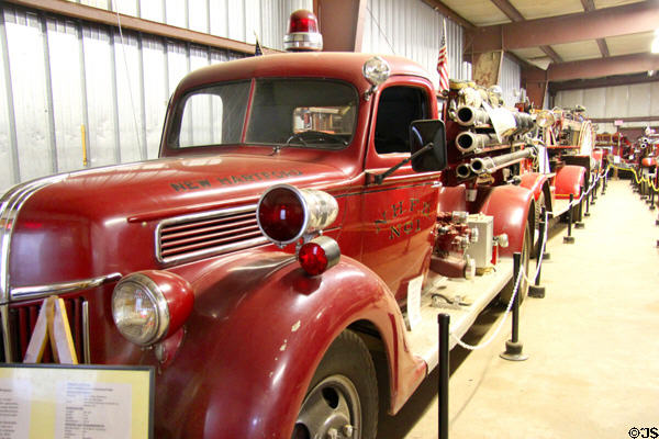Ford/LaFrance pumper (1941) from New Hartford at Connecticut Fire Museum. East Windsor, CT.