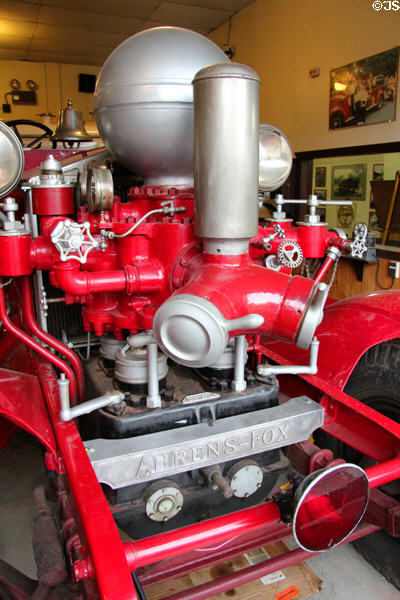 Ahrens-Fox pumper (1929) from Auburn, Maine at Connecticut Fire Museum. East Windsor, CT.