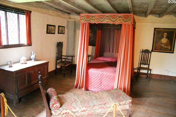 Bedroom at Buttolph-Williams House. Wethersfield, CT.