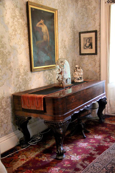 Square grand piano at Hurlbut-Dunham House. Wethersfield, CT.