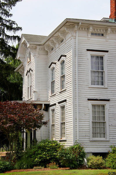 E.G. Robbins House (1790 remodeled 1850) (161 Main St.) (aka Elijah Wright House). Wethersfield, CT.