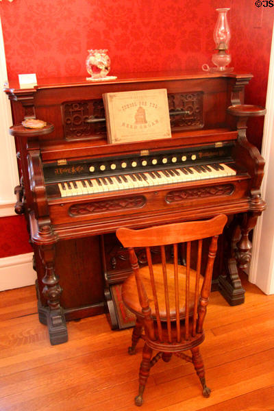 Organ by J. Estey & Co. at Deep River Museum. Deep River, CT.