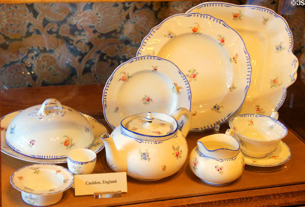 English china at Gillette Castle State Park. East Haddam, CT.