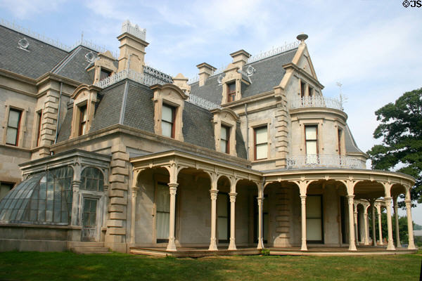 Lockwood-Mathews Mansion Museum (1869). Norwalk, CT. Style: Gothic Revival.