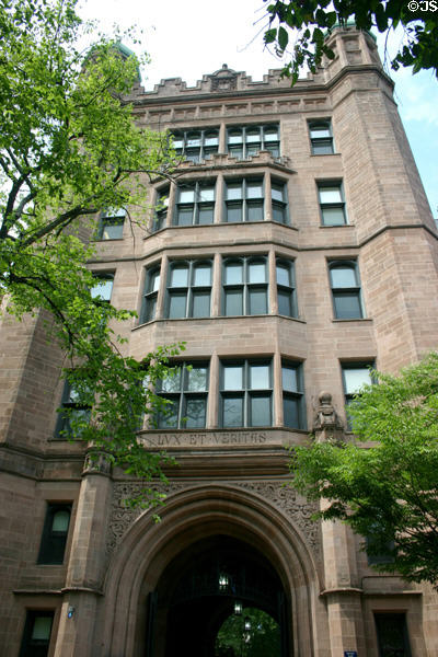 Phelps Gate & Hall (1923-4). New Haven, CT. Style: French Gothic. Architect: Charles Z. Klauder.
