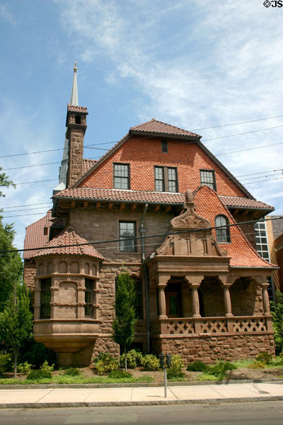 Warner House (1888) (1 Hillhouse Ave.). New Haven, CT. Architect: H. Edward Flicken.