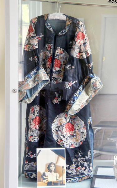 Marian Anderson recital dress at Danbury Museum & Historical Society. Danbury, CT.