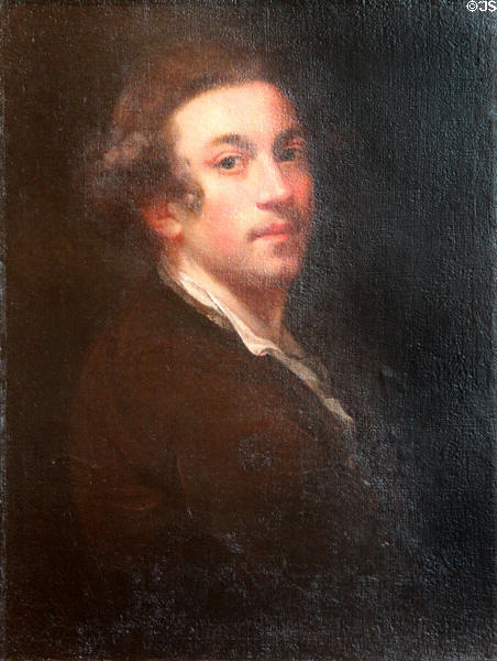 Self-portrait (c1750) by Sir Joshua Reynolds at Yale Center for British Art. New Haven, CT.