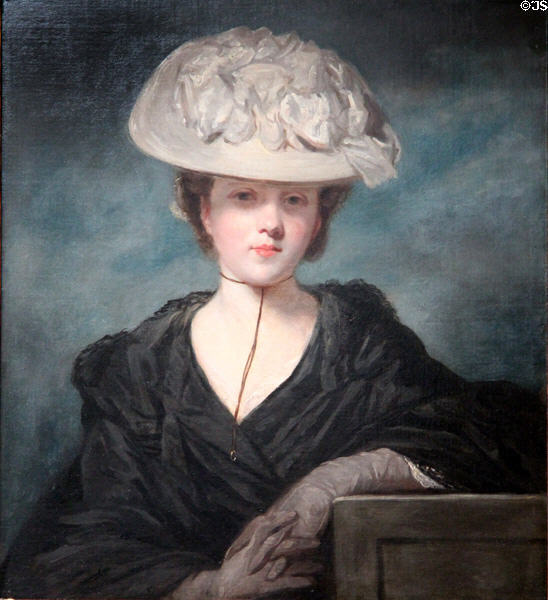 Miss Mary Hickey portrait (1769-73) by Sir Joshua Reynolds at Yale Center for British Art. New Haven, CT.
