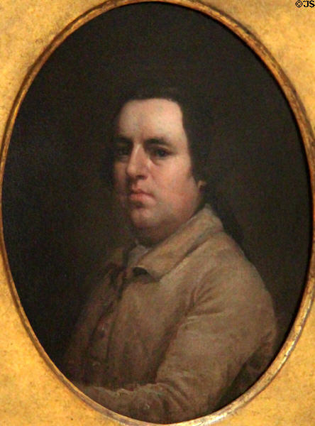 Self-portrait (c1759) by George Stubbs at Yale Center for British Art. New Haven, CT.