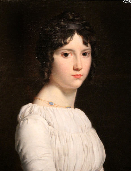 Portrait of Alexandrine Émilie Brongniart (1795) by François Pascal Simon, Baron Gérard of France at Yale University Art Gallery. New Haven, CT.