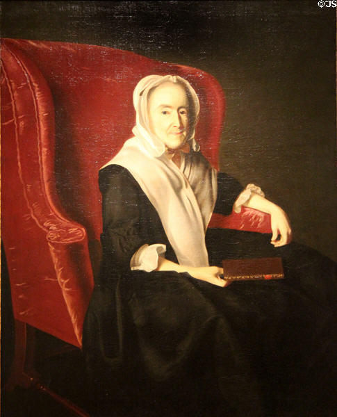 Mrs. John Powell (Anna Susan Dummer) portrait (1764) by John Singleton Copley at Yale University Art Gallery. New Haven, CT.