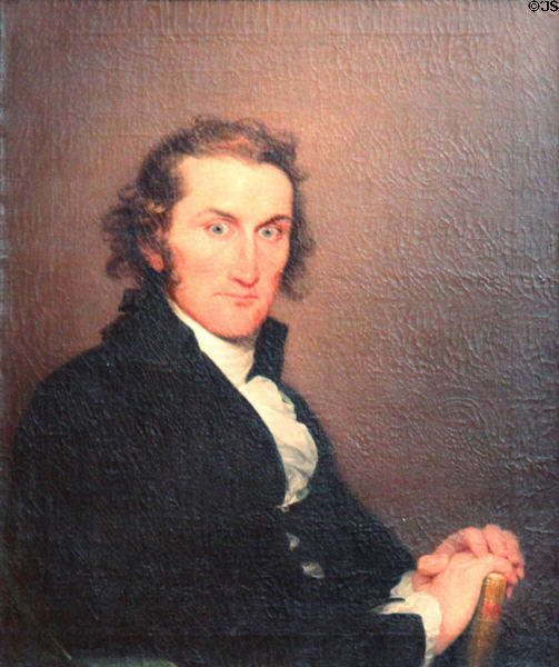 Dr. Lemuel Hopkins portrait (1793) by John Trumbull at Yale University Art Gallery. New Haven, CT.
