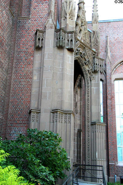 Gothic details of Yale Peabody Museum. New Haven, CT.