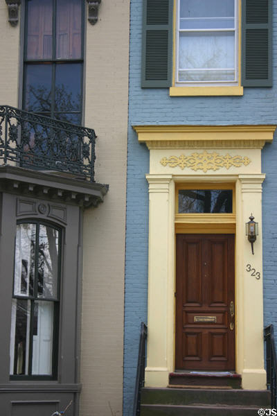 Door of 323 East Capitol St. Washington, DC.