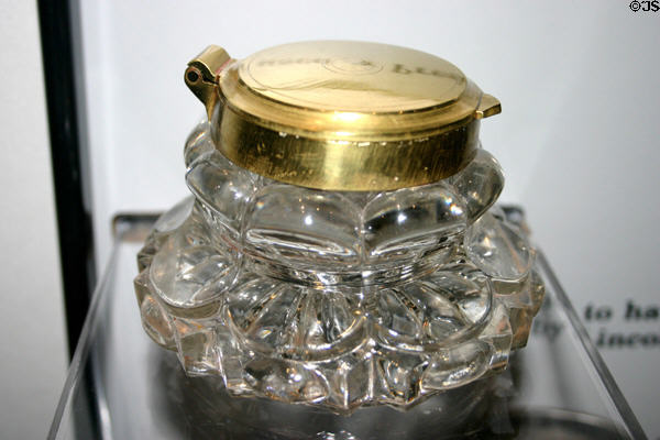Inkwell used by Abraham Lincoln in Ford's Theatre museum. Washington, DC.
