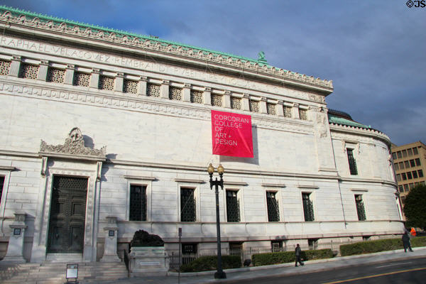 Corcoran Gallery of Art (1897) (17th St. at New York Ave., NW). Washington, DC. Style: Beaux Art. Architect: Ernest Flagg.