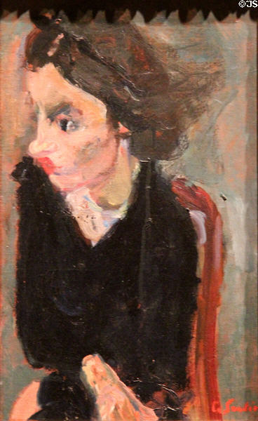 Woman in Profile painting (1937) by Chaim Soutine at The Phillips Collection. Washington, DC.