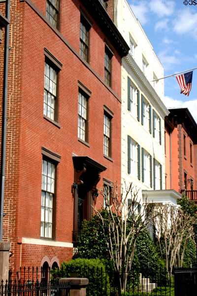 Lee House (1858) (1653 Pennsylvania Ave. NW) now serves as President's guest house with Blair House. Washington, DC.