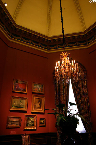 Octagonal room in Renwick Museum. Washington, DC.