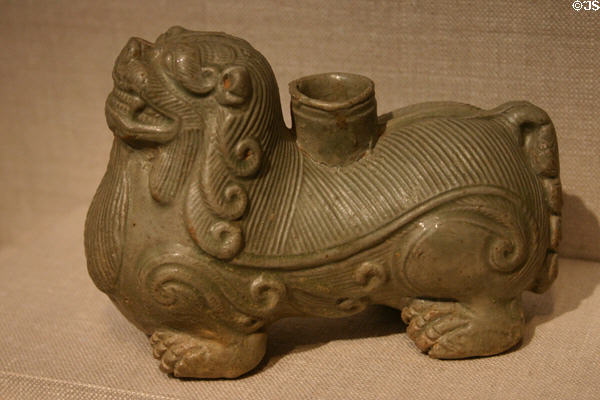 Lion Yue ware from Western Jin dynasty of China (265-317) in Freer Gallery. Washington, DC.