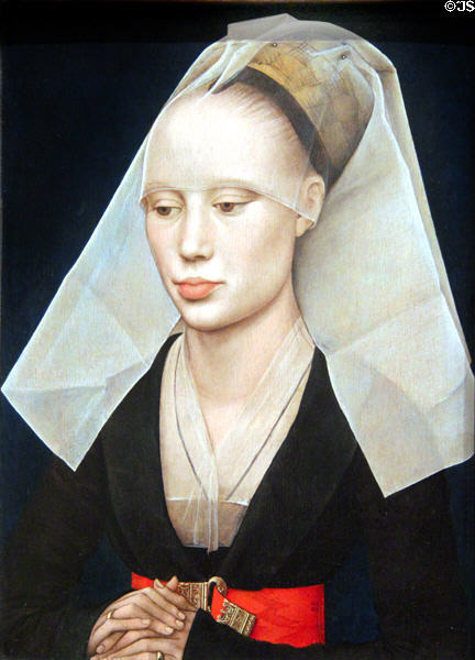 Portrait of a Lady (c1460) by Rogier van der Weyden at National Gallery of Art. Washington, DC.