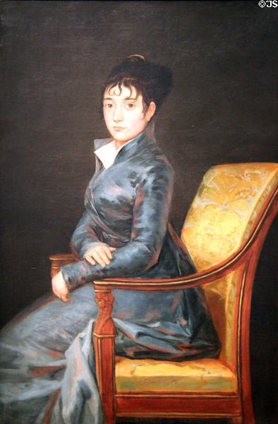 Thérèse Louise de Sureda painting (c1803-4) by Francisco de Goya at National Gallery of Art. Washington, DC.
