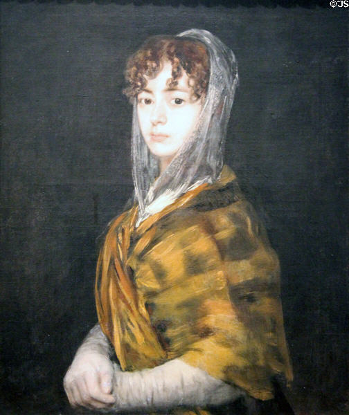 Señora Sabasa Garcia painting (c1806-11) by Francisco de Goya at National Gallery of Art. Washington, DC.