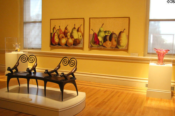 Modern art & furniture at Renwick Gallery. Washington, DC.