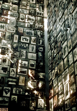U.S. Holocaust Memorial Museum victims photo wall. Washington, DC.