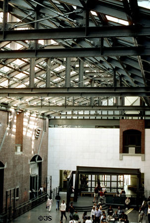 U.S. Holocaust Memorial Museum entrance atrium. Washington, DC.