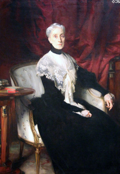 Mrs. William Crowninshield Endicott portrait (1901) by John Singer Sargent at National Gallery of Art. Washington, DC.