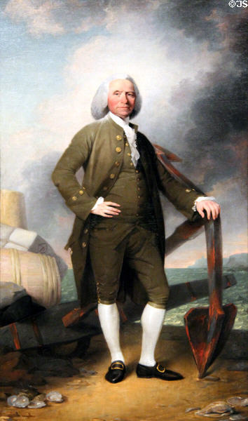 Patrick Tracy portrait (1784-6) by John Trumbull at National Gallery of Art. Washington, DC.