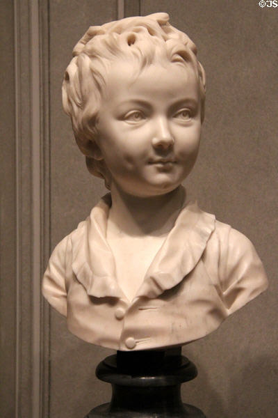 Marble bust of Alexandre Brongniart (1777) by Jean-Antoine Houdon at National Gallery of Art. Washington, DC.