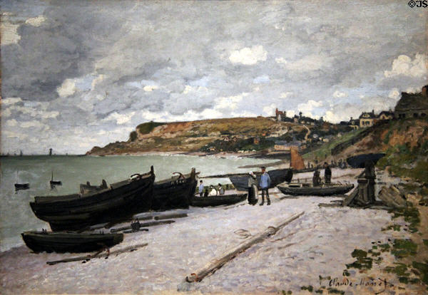 Sainte-Adresse painting (1867) by Claude Monet at National Gallery of Art. Washington, DC.