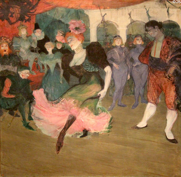 Marcelle Lender Dancing the Bolero in Chilpéric painting (1895-6) by Henri de Toulouse-Lautrec at National Gallery of Art. Washington, DC.