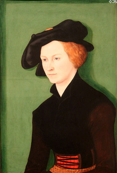 Portrait of a Woman (1522) by Lucas Cranach the Elder at National Gallery of Art. Washington, DC.