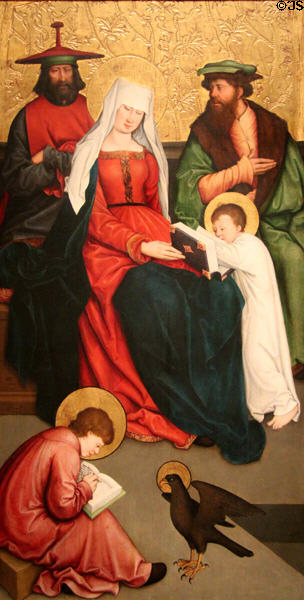Saint Mary Salome & Her Family painting (c1520-8) by Bernhard Strigel at National Gallery of Art. Washington, DC.