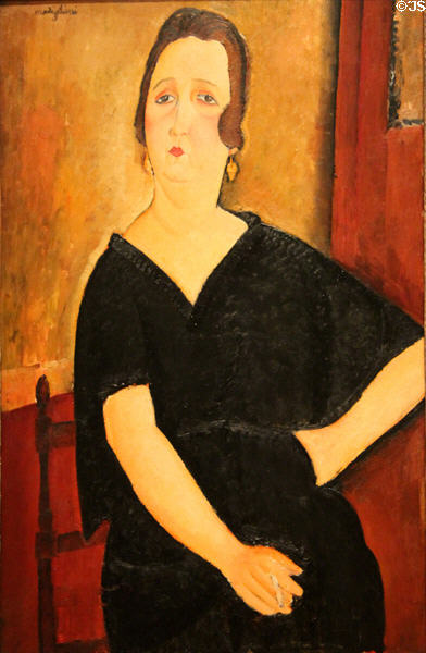 Madame Amédée portrait (1918) by Amedeo Modigliani at National Gallery of Art. Washington, DC.