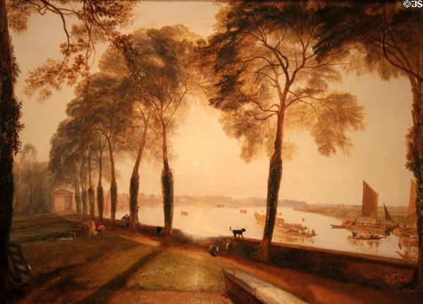 Mortlake Terrace painting (1827) by Joseph Mallord William Turner at National Gallery of Art. Washington, DC.