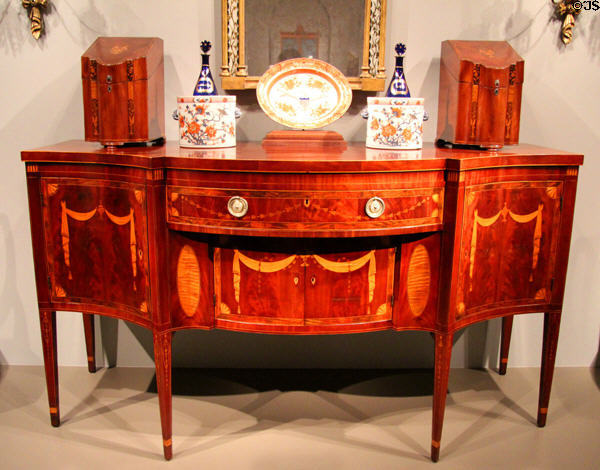Sideboard (1793-5) by William Mills & Simeon Deming of New York at National Gallery of Art. Washington, DC.