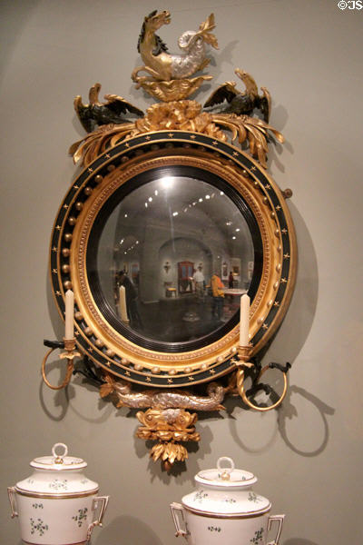 Girandole mirror (1810-30) from Boston at National Gallery of Art. Washington, DC.