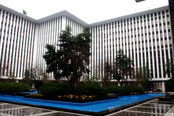 Department of Transportation Building courtyard. Washington, DC.