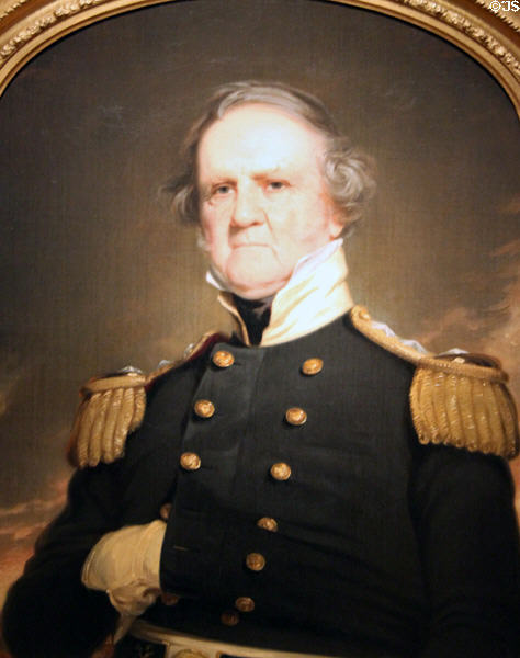General Winfield Scott portrait (c1855) by Robert Walter Weir at National Portrait Gallery. Washington, DC.