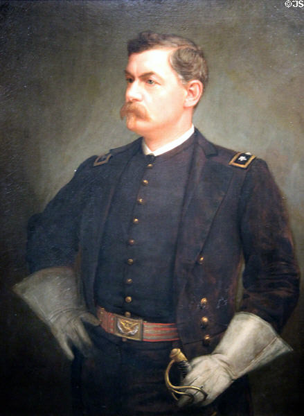 General George B. McClellan portrait (1888) by Julian Scott at National Portrait Gallery. Washington, DC.