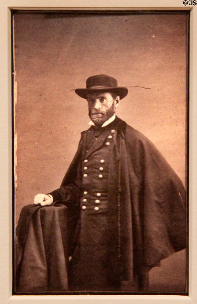 General William Tecumseh Sherman photo (c1865) by Mathew Brady Studio at National Portrait Gallery. Washington, DC.